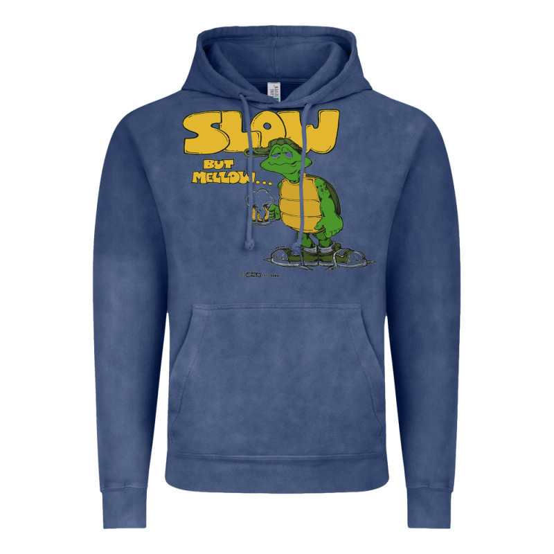 Slow But Mellow Crazy Vintage Hoodie by linhVisuals | Teevron
