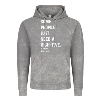 Cloud Rock some people need a high five Vintage Hoodie - linhVisuals