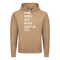 Vintage Coffee some people need a high five Vintage Hoodie - linhVisuals