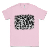 Bubblegum Pink grey leopard background Classic Tee - OliviaCreatesArt