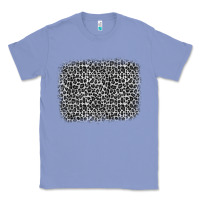 Colony Blue grey leopard background Classic Tee - OliviaCreatesArt
