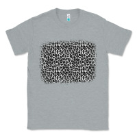 Heather Grey grey leopard background Classic Tee - OliviaCreatesArt