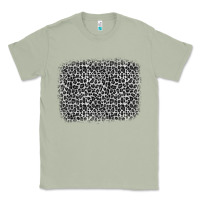 Matcha grey leopard background Classic Tee - OliviaCreatesArt