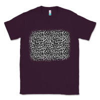 Plum grey leopard background Classic Tee - OliviaCreatesArt