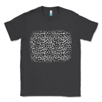Smoke grey leopard background Classic Tee - OliviaCreatesArt
