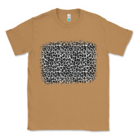 Toasted Coconut grey leopard background Classic Tee - OliviaCreatesArt