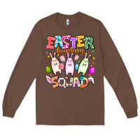 Chestnut Easter Hunting Squad Long Sleeve Tee - CowhideDigitalArt