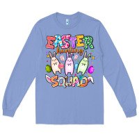 Colony Blue Easter Hunting Squad Long Sleeve Tee - CowhideDigitalArt
