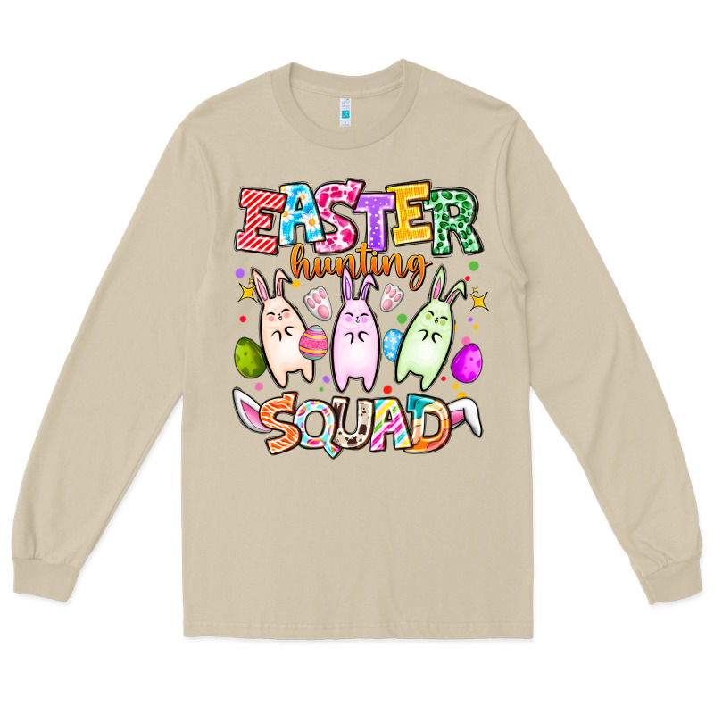 Easter Hunting Squad Long Sleeve Tee by CowhideDigitalArt | Teevron
