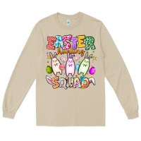 Mushroom Easter Hunting Squad Long Sleeve Tee - CowhideDigitalArt