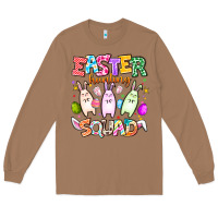 Toasted Coconut Easter Hunting Squad Long Sleeve Tee - CowhideDigitalArt