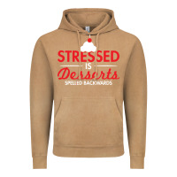 Vintage Camel stressed is desserts spelled backwards Vintage Hoodie - linhVisuals