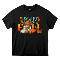 Black hello fall heifer cow Heavy Core Tee - RanaPortraitStore