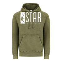 Vintage Olive star labs team Vintage Hoodie - linhVisuals