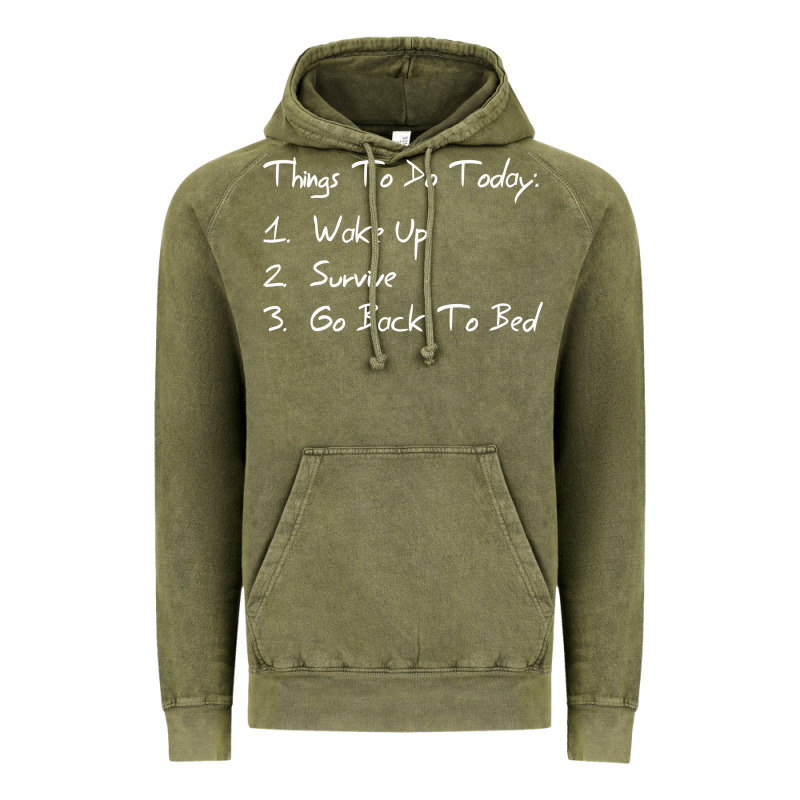 Things To Do Today Vintage Hoodie by linhVisuals | Teevron