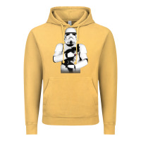 Vintage Mustard stormtrooper cat Vintage Hoodie - linhVisuals