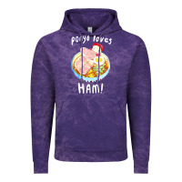 Cloud Purple studio ghibli ponyo loves ham Vintage Hoodie - linhVisuals