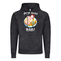 Vintage Black studio ghibli ponyo loves ham Vintage Hoodie - linhVisuals