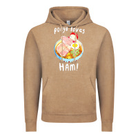 Vintage Coffee studio ghibli ponyo loves ham Vintage Hoodie - linhVisuals