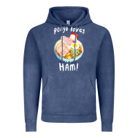 Vintage Denim studio ghibli ponyo loves ham Vintage Hoodie - linhVisuals