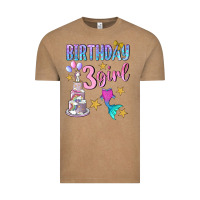 Vintage Coffee birthday girl 3 Vintage Tee - BundleAndBundleShop
