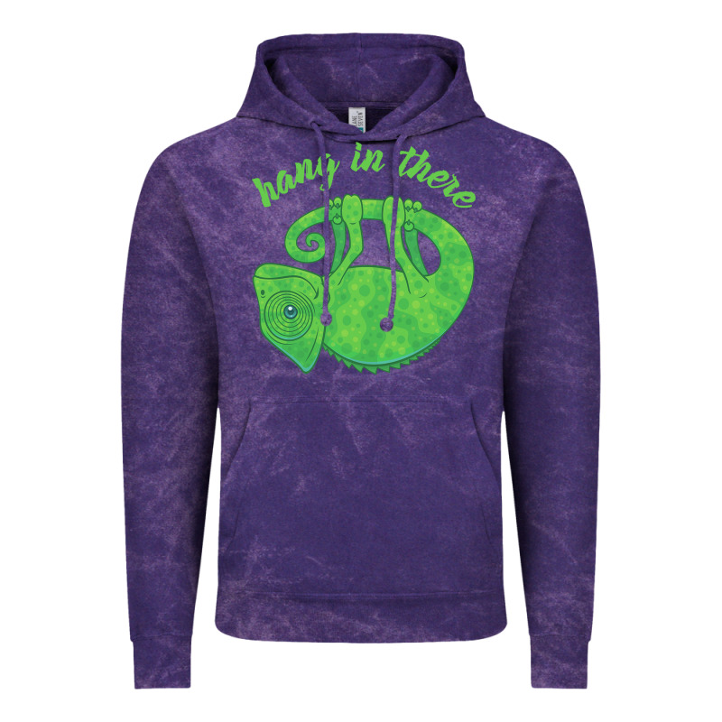 Hang In There Magical Chameleon Vintage Hoodie by linhVisuals | Teevron