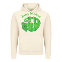Vintage Artic hang in there magical chameleon Vintage Hoodie - linhVisuals