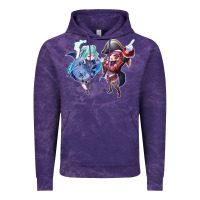 Cloud Purple Houshou Marine and Uruha Rushia Vintage Hoodie - linhVisuals