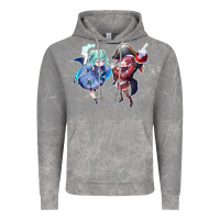 Cloud Rock Houshou Marine and Uruha Rushia Vintage Hoodie - linhVisuals