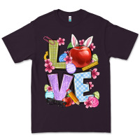 Plum Easter love Teacher Premium Tee - OliviaCreatesArt