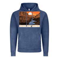 Vintage Denim vintage grand canyon national park retro colorado river 80s Vintage Hoodie - linhVisuals