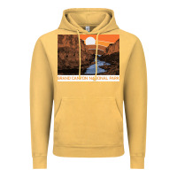 Vintage Mustard vintage grand canyon national park retro colorado river 80s Vintage Hoodie - linhVisuals