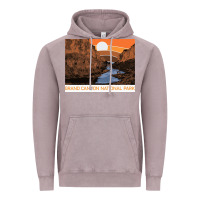 Vintage Zinc vintage grand canyon national park retro colorado river 80s Vintage Hoodie - linhVisuals