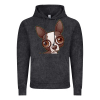 Zippy The Boston Terrier Vintage Hoodie | Teevron