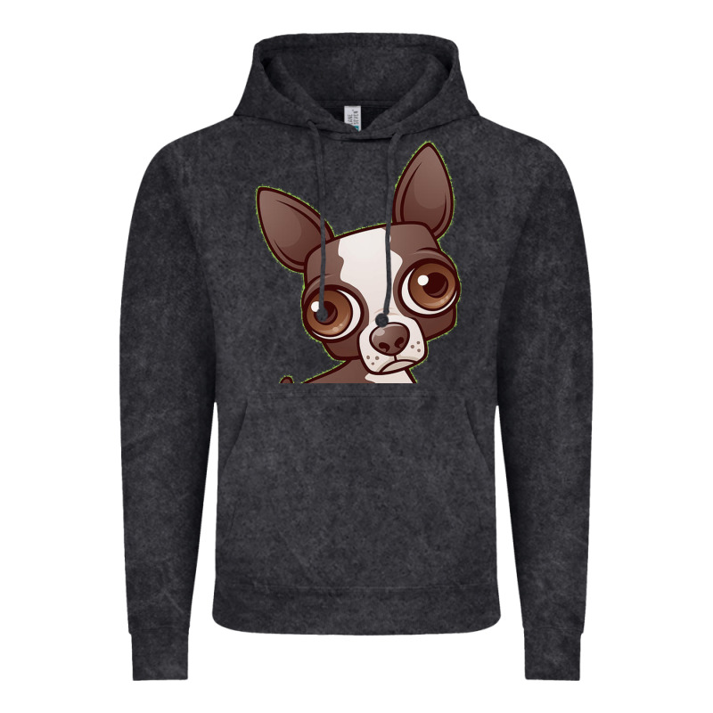 Zippy The Boston Terrier Vintage Hoodie by linhVisuals | Teevron