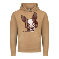 Vintage Camel zippy the boston terrier Vintage Hoodie - linhVisuals