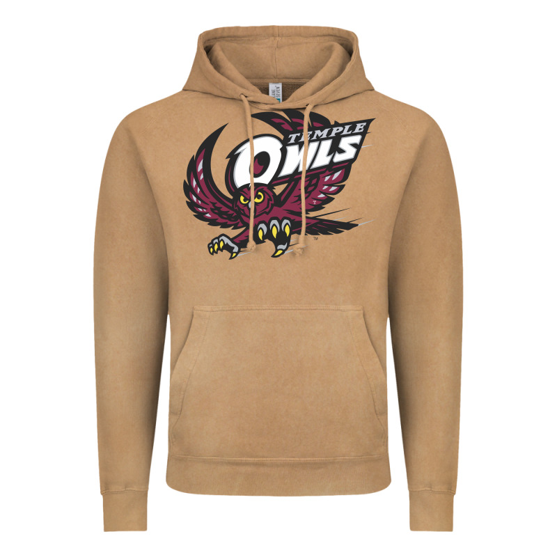 Temple Owls Vintage Hoodie by linhVisuals | Teevron