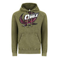 Vintage Olive temple owls Vintage Hoodie - linhVisuals