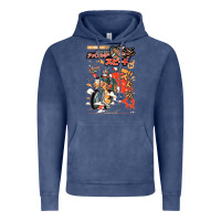 Vintage Denim ramen rider food, noodles Vintage Hoodie - linhVisuals