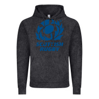 Vintage Black scottish rugby Vintage Hoodie - linhVisuals