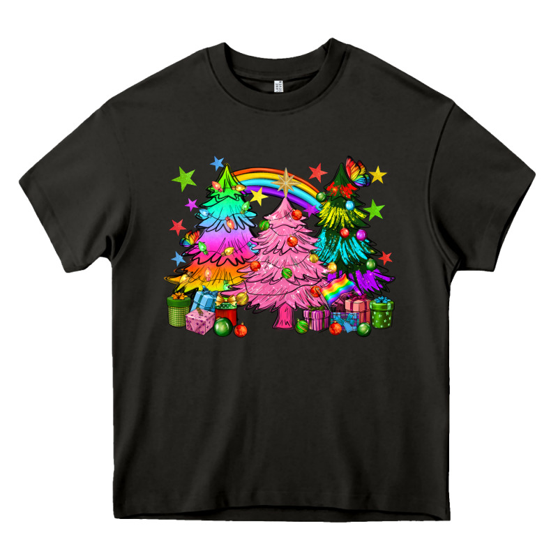 Pride Christmas Trees Heavy Core Tee by HowdyJamesFarm | Teevron
