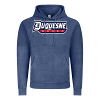 Vintage Denim duquesne sports Vintage Hoodie - linhVisuals