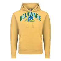 Vintage Mustard delaware sportss Vintage Hoodie - linhVisuals