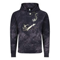 Cloud Black hobbes Vintage Hoodie - linhVisuals