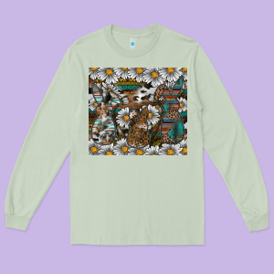 Easter Long Sleeve Tee Designed By Cowhidedigitalart
