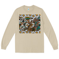 Mushroom Easter Long Sleeve Tee - CowhideDigitalArt
