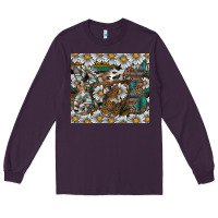 Plum Easter Long Sleeve Tee - CowhideDigitalArt