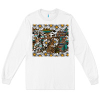 White Easter Long Sleeve Tee - CowhideDigitalArt