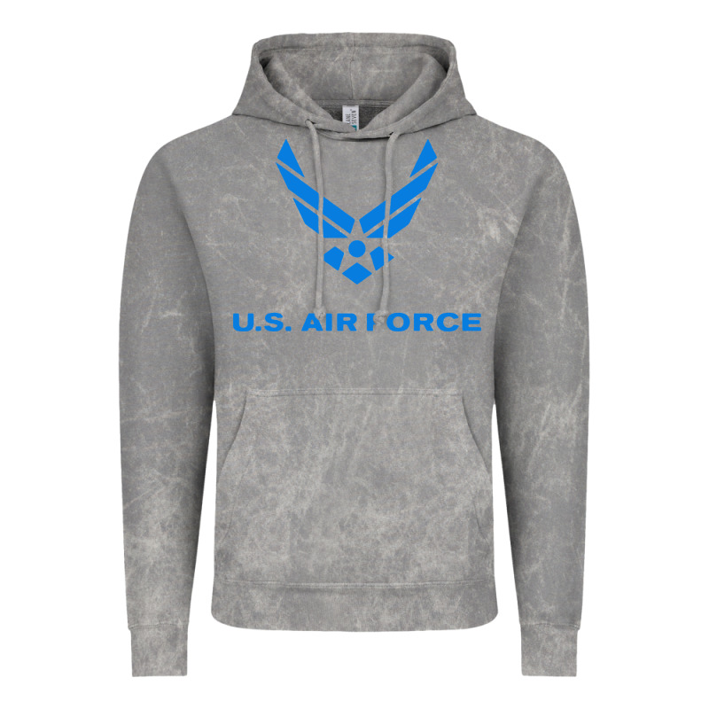 Us Force Usaf Distressed Vintage Hoodie by linhVisuals | Teevron