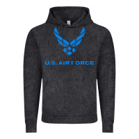 Vintage Black us force usaf distressed Vintage Hoodie - linhVisuals